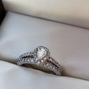 1 ct Diamond Bridal Set Size 6.5